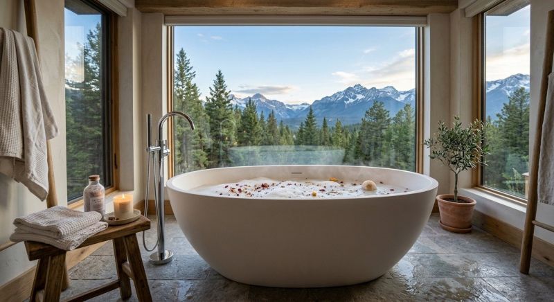 Large Bathtub Installation in South Portland, ME